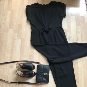 Banana Republic black jumpsuit